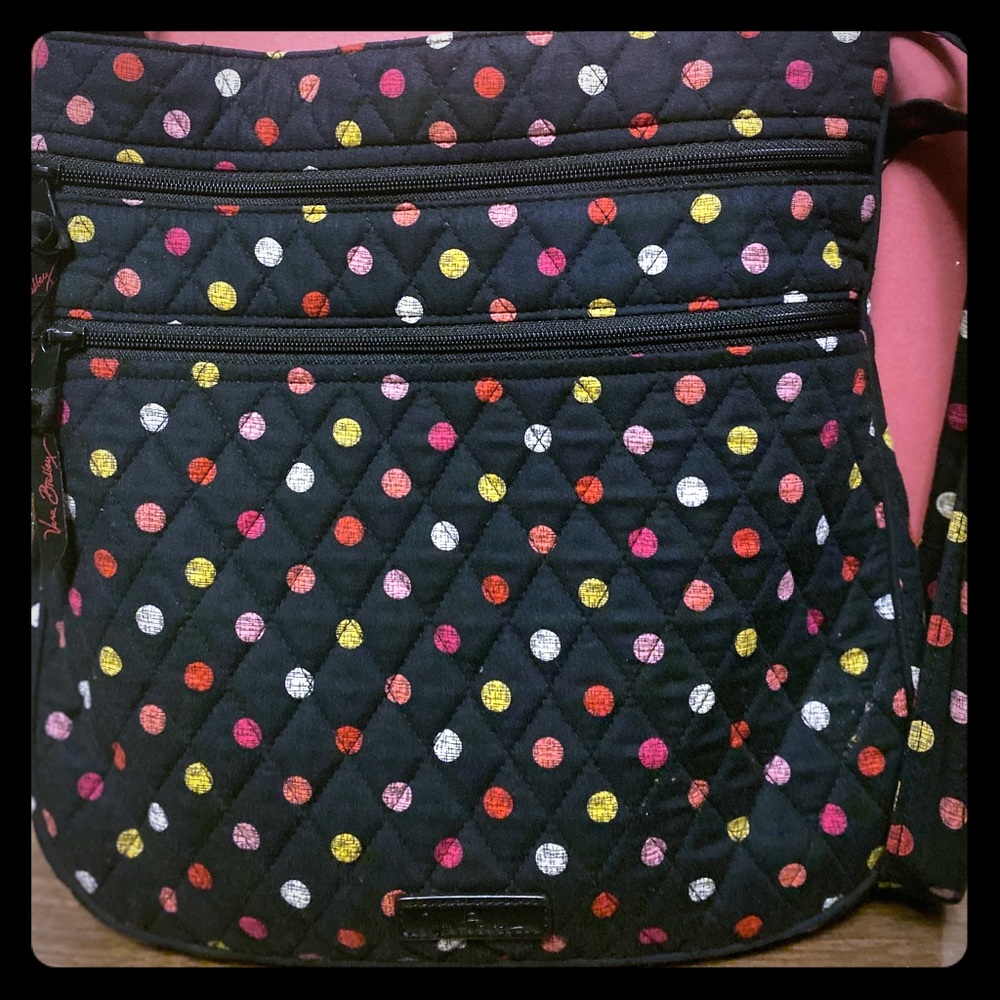 Vera Bradley polka dot purse